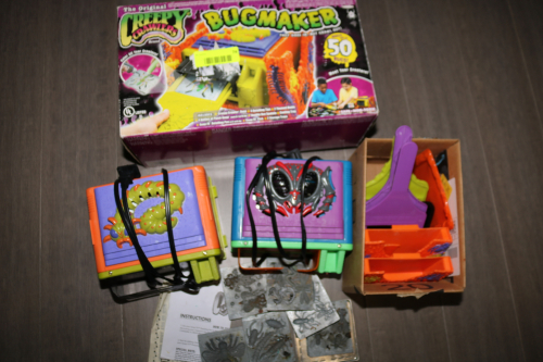 CREEPY CRAWLERS BUGMAKER PLAY SETS W/ BUG TRAYS AND ACCESSORIES