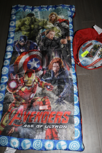 MARVEL AVENGERS AGE OF ULTRON CAMPING SLEEPING BAG
