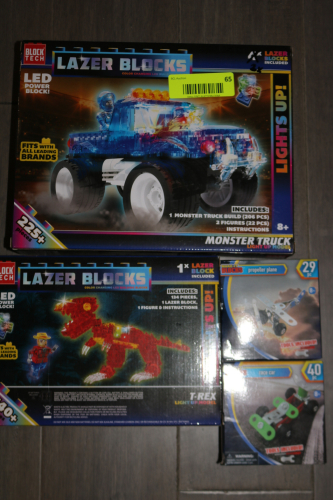 BLOCK TECH LED LIGHT UP POWER BLOCK BUILDING SETS