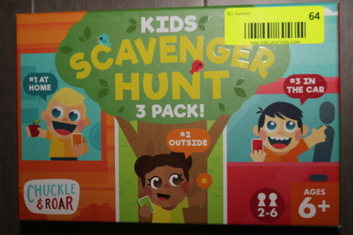 KIDS SCAVENGER HUNT 3 PACK CARD GAMES