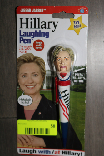 JIBBER JABBER HILLARY CLINTON LAUGHING PEN