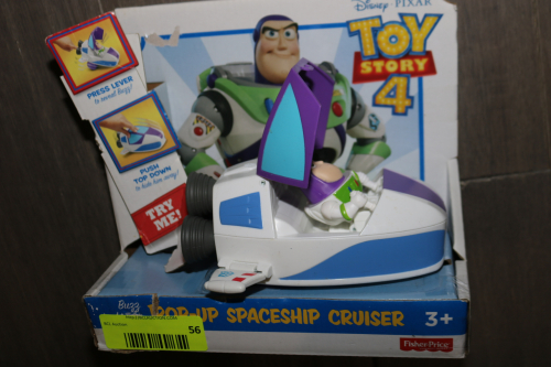 DISNEY PIXAR TOY STORY 4 BUZZ LIGHTYEAR POP-UP SPACESHIP CRUISER