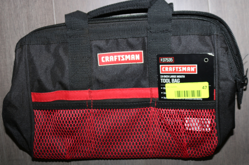 CRAFTSMAN 13IN LARGE MOUTH TOOL BAG