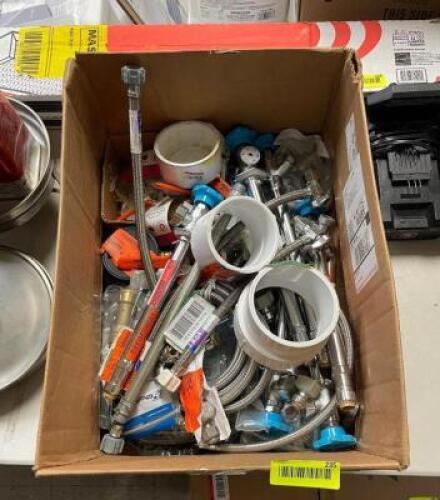LARGE ASSORTMENT OF PLUMBING MATERIALS (SEE ALL PHOTOS)