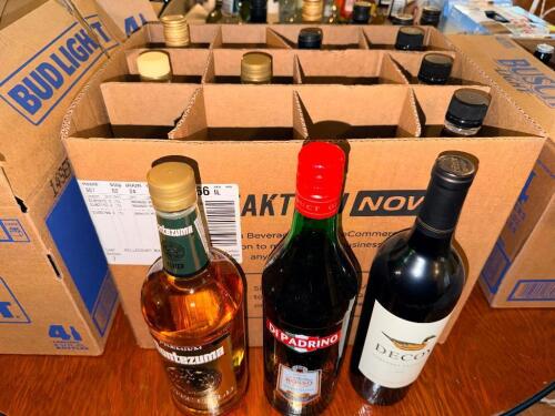 (10) ASSORTED BOTTLES OF ALCOHOL