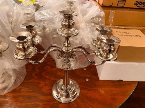 (7) STAINLESS FOUR GROUP CANDLE OBRAS