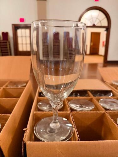 (22) SMALLER WATER GOBLETS