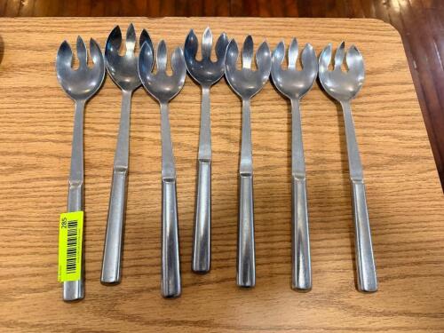 (6) STAINLESS SERVERS