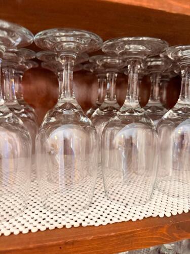 (42) SMALL WATER GOBLETS