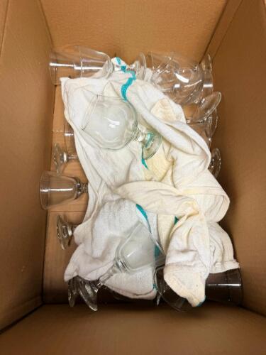 (1) BOX OF ASSORTED SNIFTERS