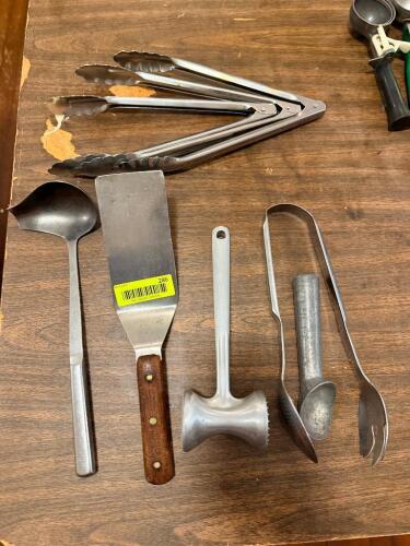 (8) ASSORTED UTENSILS.