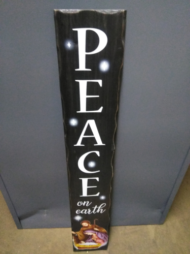 (1) BOX OF (6) PEACE ON EARTH DECORATION