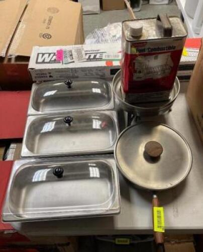 ASSORTED KITCHEN AND COOKING MATERIALS