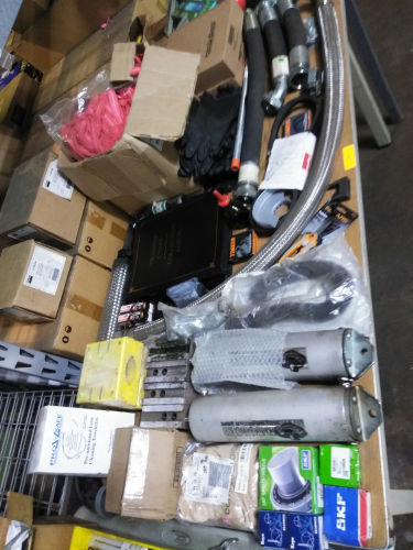 (1) TABLE OF MISC NUTS AND BOLTS