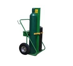 (1) TWO-WHEEL TILT-BACK VERTICAL MEDICAL CYLINDER CART