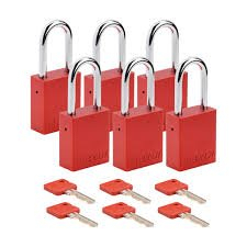 (6) LOCKOUT PADLOCK