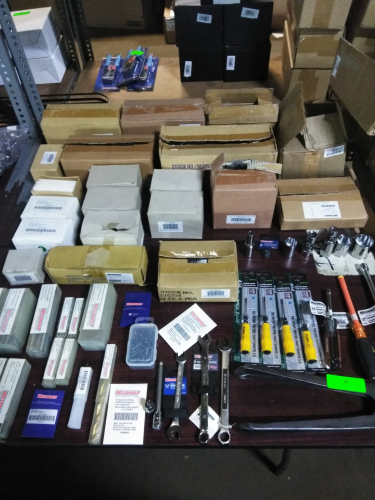 (1) TABLE OF MISC ITEMS
