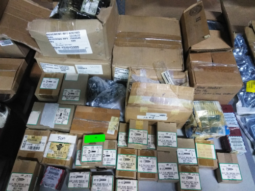 (1) TABLE OF MISC NUTS AND BOLTS