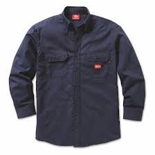 (1) BOX OF APPROX (5) FLAME RESISTANT WORK SHIRTS