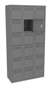 (1) 6 TIER LOCKERS