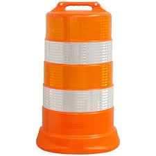 (2) CONSTRUCTION BARRELS