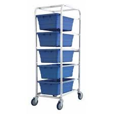(1) VERTICAL RACK STYLE TUB CART