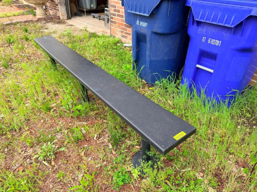 METAL PARK BENCH SEAT