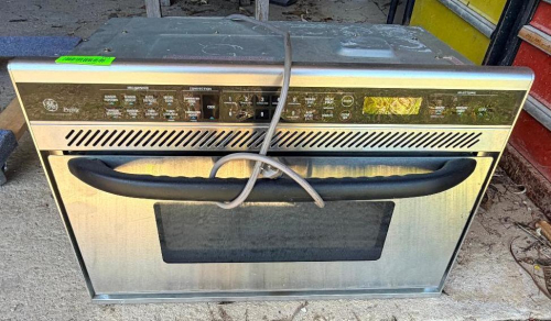 GE PROFILE STAINLESS STEEL BUILT-IN MICROWAVE OVEN COMBINATION UNIT
