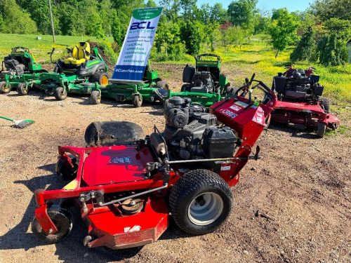 FERRIS ZERO TURN STAND-ON MOWER, HYDROSTATIC DRIVE, SIDE DISCHARGE, COMMERCIAL DUTY