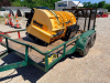 TANDEM AXLE UTILITY TRAILER WITH STEEL FRAME, WOOD DECK, AND MESH RAMP GATE. EQUIPPED WITH 2" BALL HITCH, MANUAL JACK, AND TRAILER LIGHT WIRING. SHOWS SURFACE RUST, PAINT WEAR, AND TIRE WEAR CONSISTENT WITH USE. - 2