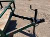TANDEM AXLE UTILITY TRAILER WITH STEEL FRAME, WOOD DECK, AND MESH RAMP GATE. EQUIPPED WITH 2" BALL HITCH, MANUAL JACK, AND TRAILER LIGHT WIRING. SHOWS SURFACE RUST, PAINT WEAR, AND TIRE WEAR CONSISTENT WITH USE. - 8