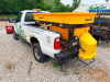 2010 FORD F-350 SUPER DUTY XL REGULAR CAB 4X4 FLATBED TRUCK WITH WESTERN SNOW PLOW. 183,680 MILES SHOWN. EQUIPPED WITH HILLSBORO FLATBED, WESTERN FRONT PLOW WITH LIGHTS, IN-CAB CONTROLLER - 19
