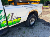 2010 FORD F-350 SUPER DUTY XL REGULAR CAB 4X4 FLATBED TRUCK WITH WESTERN SNOW PLOW. 183,680 MILES SHOWN. EQUIPPED WITH HILLSBORO FLATBED, WESTERN FRONT PLOW WITH LIGHTS, IN-CAB CONTROLLER - 21