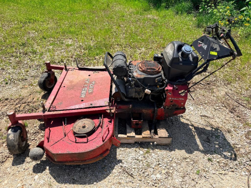 EXMARK TURF TRACER WALK-BEHIND MOWER ( MISSING PARTS / NOT WORKING )