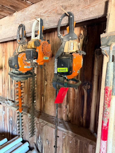 (2) GAS POWERED HEDGE TRIMMERS