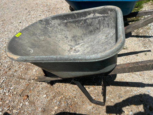 (1) GREY WHEEL BARRAL