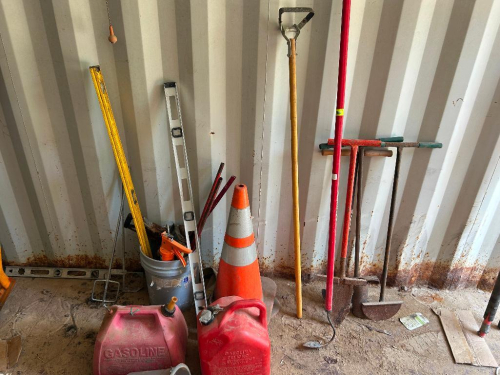 (1) LARGE ASSORTMENT OF TOOLS AS SHOWN