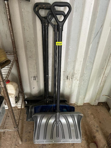 (4) ASSORTED SHOVELS