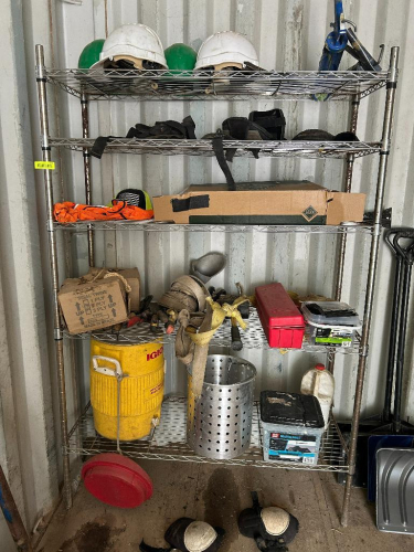 INDUSTRIAL WIRE SHELF, CONTENTS NOT INCLUDE