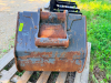 24" EXCAVATOR BUCKET WITH PIN-ON MOUNT, HEAVY STEEL CONSTRUCTION, AND FOUR TOOTH CUTTING EDGE. - 6