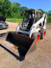 BOBCAT SKID STEER LOADER WITH ENCLOSED CAB, FRONT BUCKET ATTACHMENT, AND HAND/FOOT CONTROLS. - 3