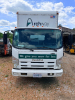 2012 ISUZU CAB OVER BOX TRUCK WITH ENCLOSED CARGO BODY, ROLL-UP REAR DOOR, AND REAR RAMP GATE. UNIT - 15