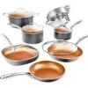 (1) SET OF (12) NON-STICK COOKWARE