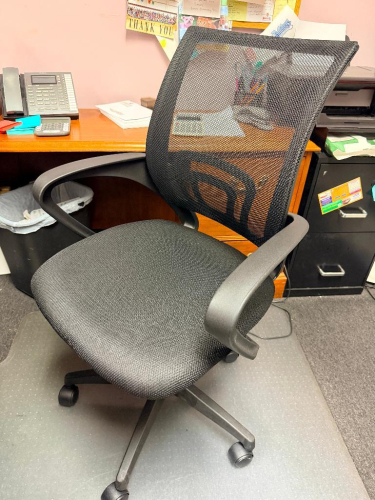 (3) ASSORTED BLACK OFFICE CHAIRS