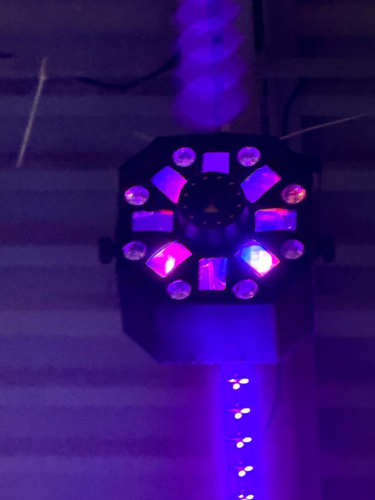 LED EFFECT / PARTY LIGHT FIXTURE.