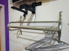 WALL MOI\UNTED CHROME COAT RACK