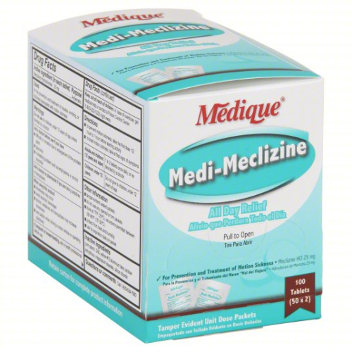 (6) BOXES OF (100) MECLAZINE TABLETS