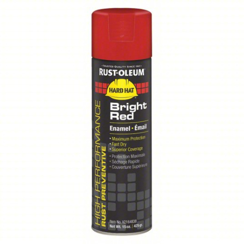 (4) BRIGHT RED ENAMEL SPRAY PAINT