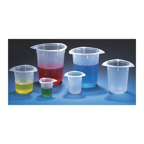 (1) BOX OF (100) TRI-POUR BEAKER