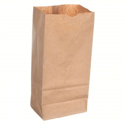 (1) BOX OF (500) PAPER GROCERY BAGS